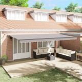 vidaXL Țesătură pentru copertină cu Gri deschis 600 &times; 300 cm Poliester 3331660