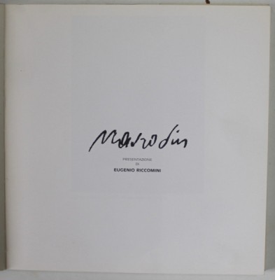 HENRY MAVRODIN , presentazione di EUGENIO RICCOMINI , 1989 foto