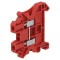 Conector de Șine 0,14-4mm&sup2; 1kV Roșu 2 Borne