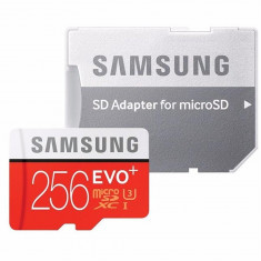 Card de memorie Samsung Micro-SDHC EVO Plus 256GB, Class 10, UHS-1 2017, MB-MC256GA/EU (Adaptor SD inclus) foto
