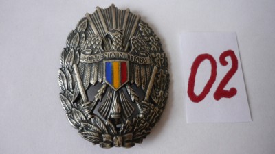 ACADEMIA MILITARA (02) Nr. INSIGNA 12352 foto