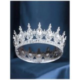 Diadema (Coronita) Mireasa cu Strasuri - Argintie - 287833