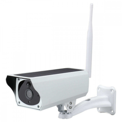 Smart Camera WIFI Exterior cu Incarcare Solara HD Suport Card foto