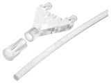 Tub pentru LED-uri transparent, &Oslash; 2mm, lungime 150mm