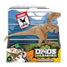 Jucarie interactiva Dinos Unleashed, Dinozaur, Velociraptor