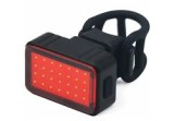 Stop bicicletă LED, 6 moduri, &icirc;ncărcare USB, plastic, negru