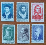 FRANTA.-1956&#039;&#039;CELEBRITATI din sec XX&#039;&#039; (cu Maurice RAVEL- Cat Yv.=30e)-MH NESTAMP. -vezi scan verso