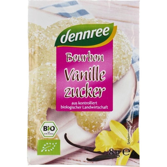 Zahar Vanilat Bourbon Bio 4x8 grame Dennree