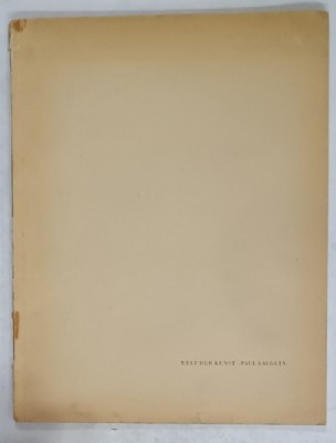 PAUL GAUGUIN , MAPA CU 12 REPRODUCERI COLOR , TEXT IN LIMBA GERMANA , 1964 foto