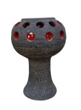 OBIECT/SUPORT VINTAGE DECORATIV PENTRU LUMANARE DIN CERAMICA, SCANDINAVĂ