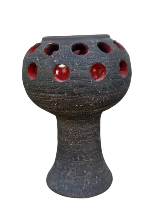 OBIECT/SUPORT VINTAGE DECORATIV PENTRU LUMANARE DIN CERAMICA, SCANDINAVĂ