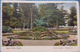 Carte postala, Baile Felix, Parte din Parc, perioada interbelica