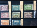 Ungaria 1917-1920, lot de 8 buc., Stampilat