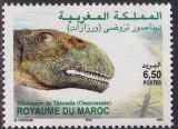 MAROC 2002 DINOZAURI FOSILE, Nestampilat