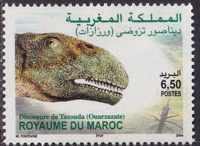 MAROC 2002 DINOZAURI FOSILE