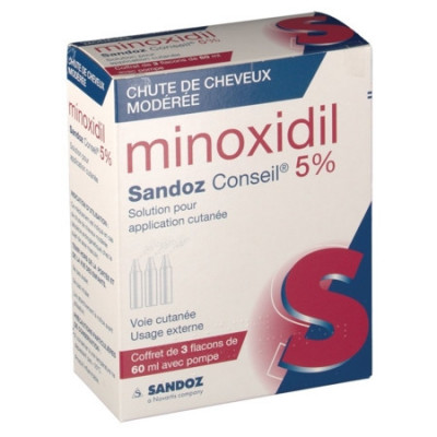 Solutie pentru Cresterea Parului, Conseil, Minoxidil 5%, Pulverizator Inclus, 3x 60ml foto