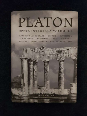 Platon &amp;ndash; Opera integrala vol. I foto