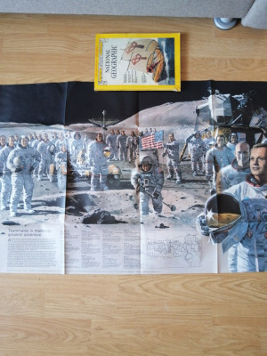 Astronauti americani - poster din National Geographic, 1973 foto