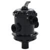 Supapa Multiport Filtru Nisip Piscina ABS 1.5&quot; 6 Cai Gossi - Filtrare, Spalare Inversa, Recirculare