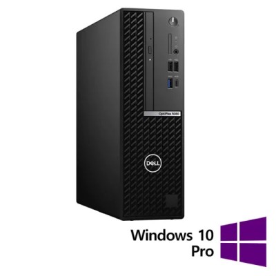 Calculator Refurbished DELL OptiPlex 5080 SFF, Intel Core i5-10500 3.10 - 4.50GHz, 8GB DDR4, 256GB SSD + Windows 10 Pro foto
