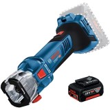 Bosch GCU 18V-30 + GBA - Masina de frezat gips-carton 3.17 3.96 6.35 mm + Acumulator Li-Ion 18 V 5 Ah