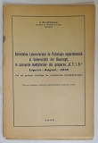ACTIVITATEA LABORATORULUI DE PSIHOLOGIE EXPERIMENATLA AL UNIVERSITATII DIN BUCURESTI ,...1936 de I. AL. CRACIUN , CONTINE SI UN CHESTIONAR PENTRU
