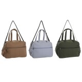 Geantă Damă Home ESPRIT Verde Bej Liliachiu 42 x 19 x 30 cm (3 Unități)