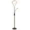 Lampa de podea, argintiu, 180 cm, 18 W, reglabila