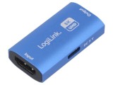 Cablu HDMI 2.1 LOGILINK USB C la HDMI x2 aluminiu albastru pentru 4K HDR 8K