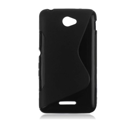 Husa Pentru SONY Xperia E4 - Luxury Flow TSS, Negru foto