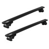 Bare transversale Thule Evo Raised Black pentru Ford Escort IV Station Wagon 1995-2000