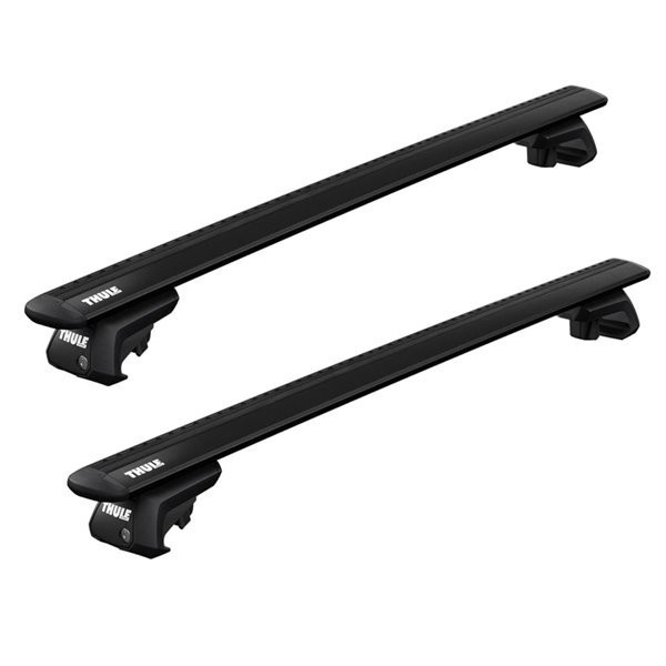 Bare transversale Thule Evo Raised Black pentru Volkswagen Tiguan (5N) 2011-2016