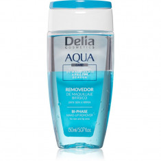 Delia Cosmetics Aqua demachiant in doua faze zona ochilor si a buzelor 150 ml