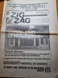 Ziarul Zig-Zag 1-6 august 1990-interviu nicu ceausescu