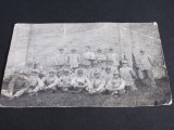 Grup Soldați, Amintire Regiment ,Carte Poștală Veche Italiană , Piesă de Colecție Rară!