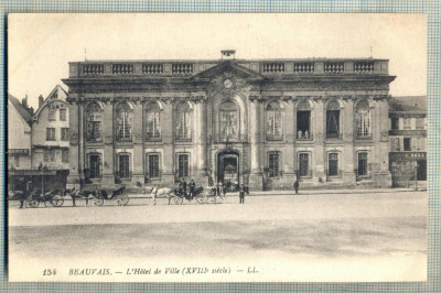 AD 114 C. P. VECHE - BEAUVAIS - L&amp;#039;HOTEL DE VILLE -TRASURI DE EPOCA -FRANTA foto