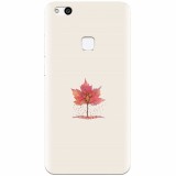 Husa silicon pentru Huawei P10 Lite, Autumn Tree Leaf Shape Illustration