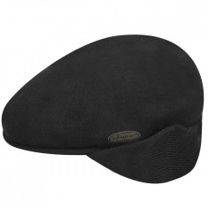 Sapca-Basca Kangol Wool 504 Earlap Negru (S) - Cod 202138732439