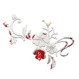Oglinzi Acrilice Autoadezive pentru Design si Decor Interior, Stickere Model cu Flori Decorative 60 x 80 cm, CBD CORL BEST DEALS 80 cm 60 cm 80 cm 60