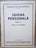 Igiena personala, clasa II secundara// 1945