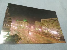 CARTE POSTALA BUCURESTI VEDERE NOCTURNA CIRCULATA