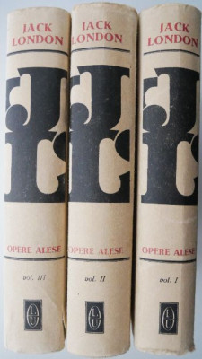 Opere alese (3 volume) &amp;ndash; Jack London (supracoperti uzate) foto