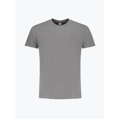 Tricou barbati cu decolteu la baza gatului din bumbac, Gri inchis (Marime: M)