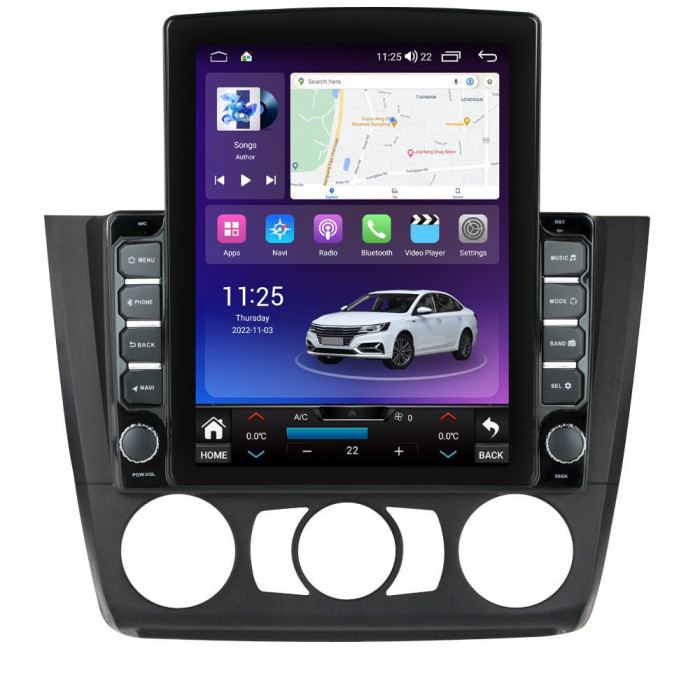 Navigatie dedicata cu Android BMW Seria 1 (E81 / E87) 2007 - 2013, clima