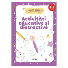 Activități educative și distractive 4-5 ani - Paperback brosat - Prut