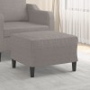 VidaXL Taburet, gri taupe, 60x50x41 cm, material textil
