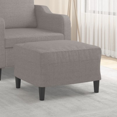 vidaXL Taburet, gri taupe, 60x50x41 cm, material textil foto