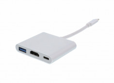 Adaptor USB-C 3.1 - HDMI, USB3.0, USB-C PD foto