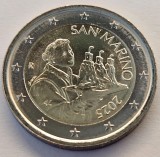 San Marino 2 Euro 2025 - Portretul Sf. Marino, KM-562 UNC !!!