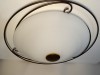 Plafoniera Art Deco, Murano, Marchetti, vintage